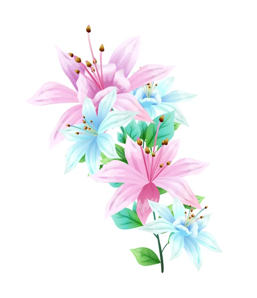 Flowers background — Stock Vector