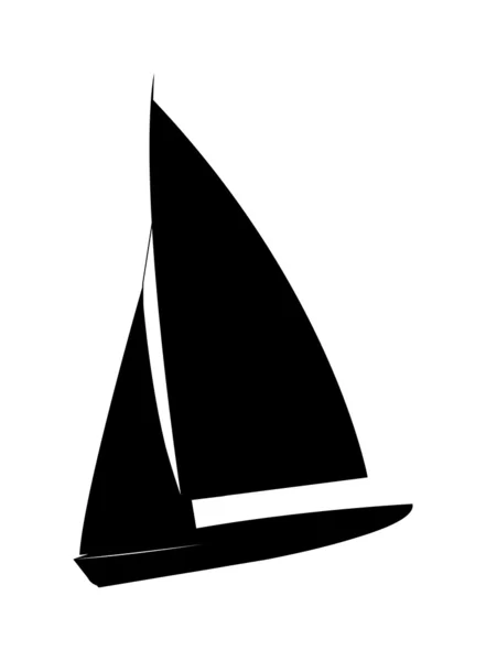 Zeilboot — Stockvector