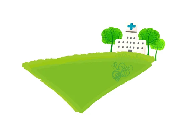 Hospital — Stock Vector