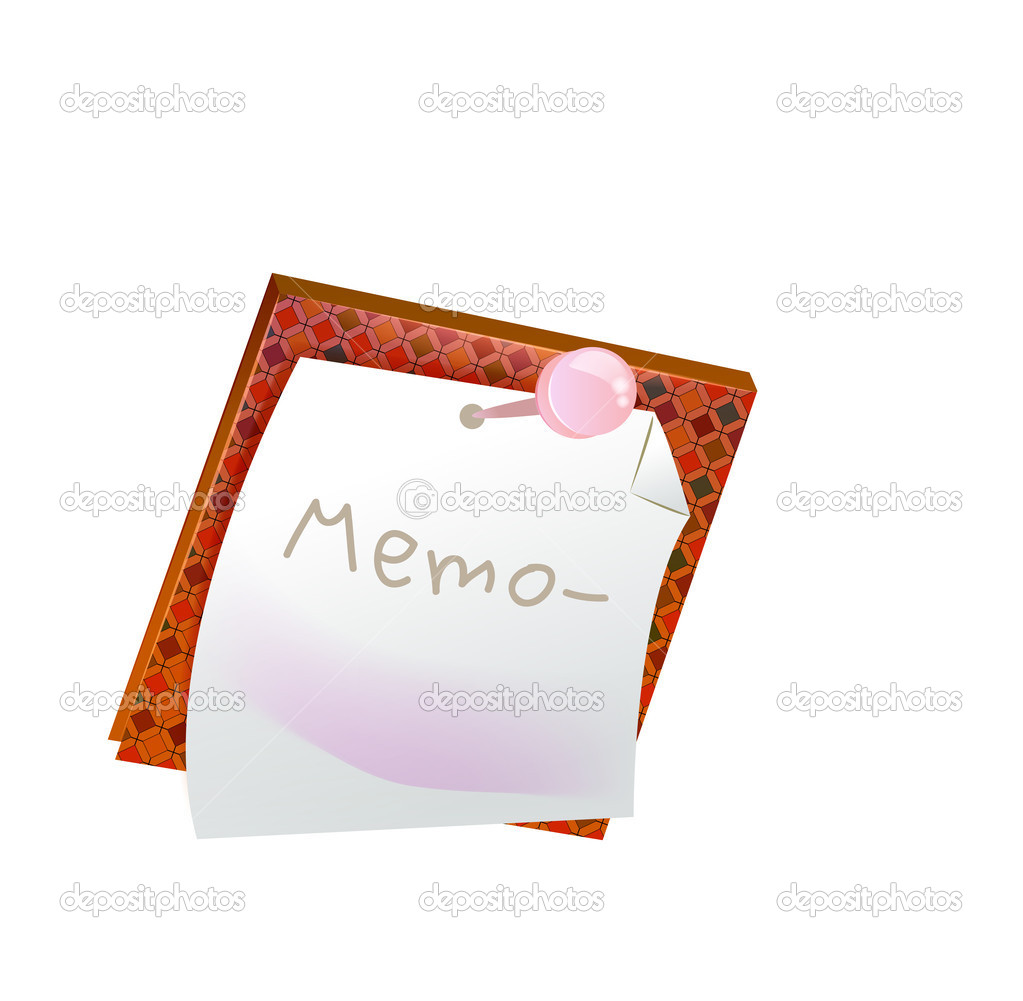 Memo sticker