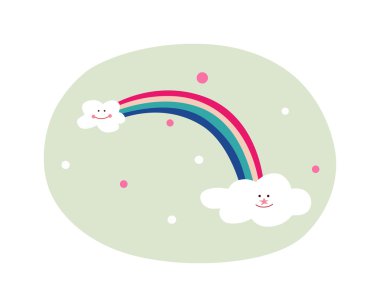 Gökyüzünde gökkuşağı