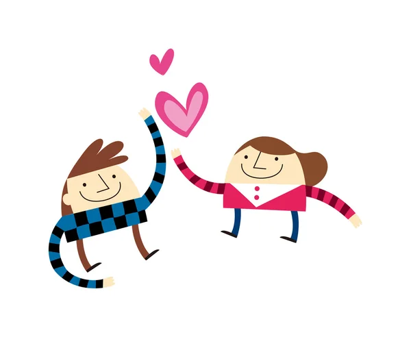 Couple in love — Stock Vector