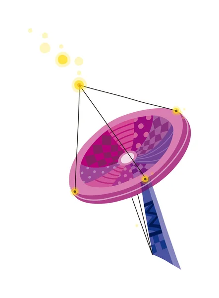 Satellietcommunicatie — Stockvector