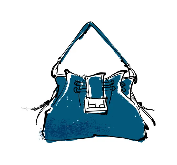 Sac à main féminin — Image vectorielle