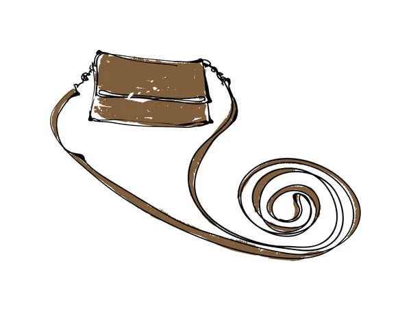 Bolso femenino — Vector de stock