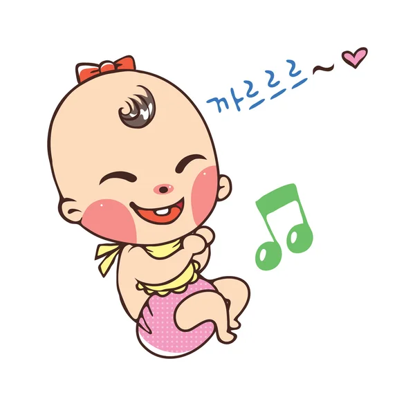 Bébé heureux — Image vectorielle