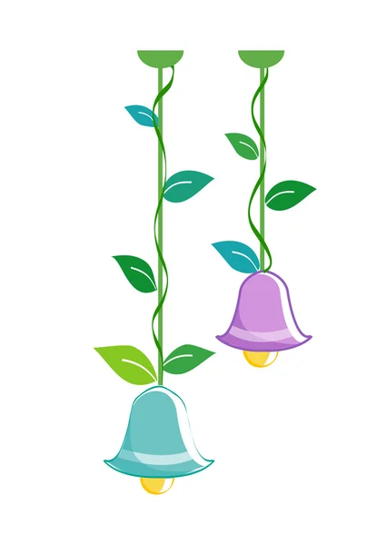 Bells on the branches — Stock Vector