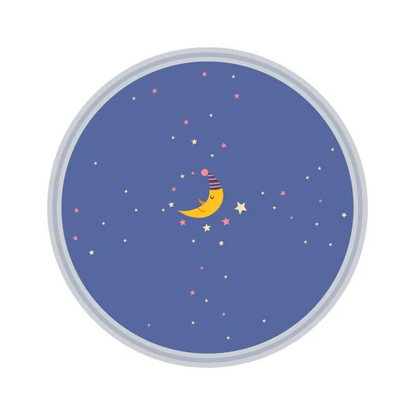 Cielo nocturno — Vector de stock