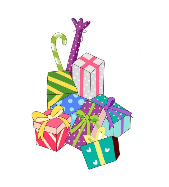 Cadeaux de Noël — Image vectorielle