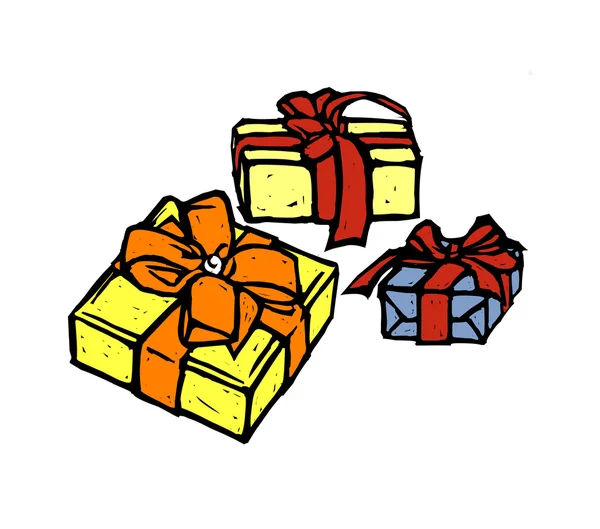 Christmas gifts — Stock Vector