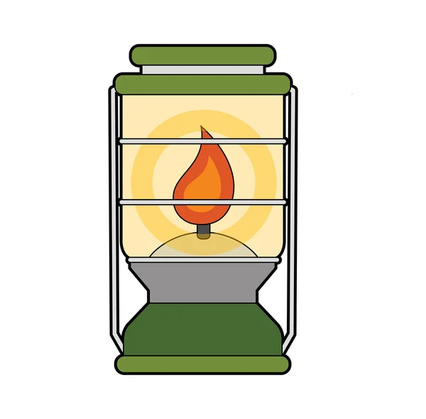Lámpara de queroseno — Archivo Imágenes Vectoriales