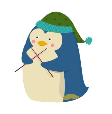 şapka şişman kuş