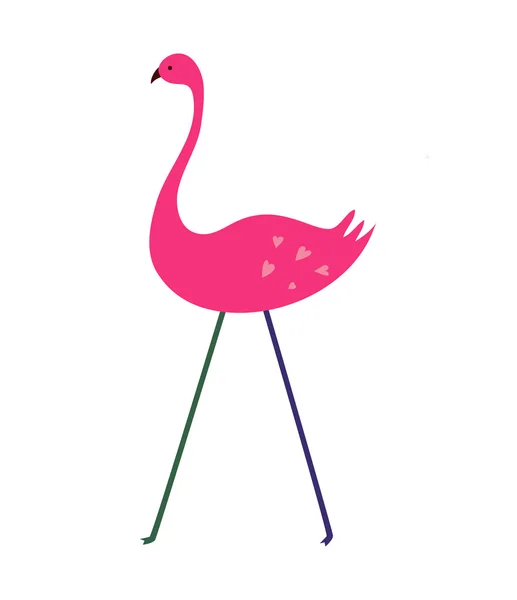 Pink Flamingo — Stock Vector