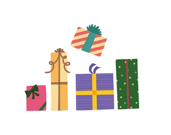 Cadeaux de Noël — Image vectorielle