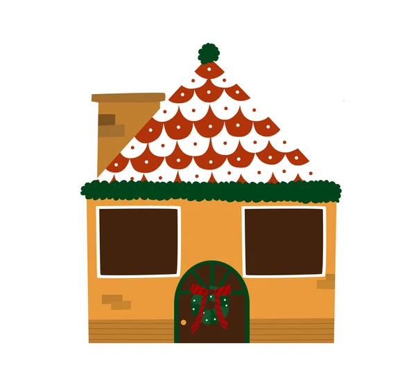 Casa de Navidad — Vector de stock