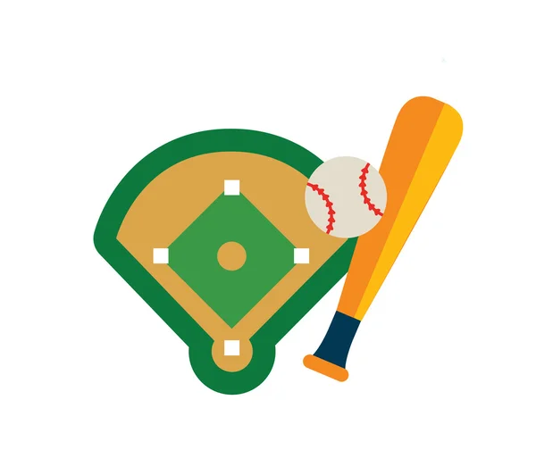 Iconos de béisbol — Vector de stock