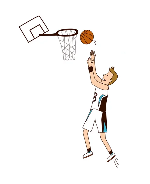 Basketboll — Stock vektor