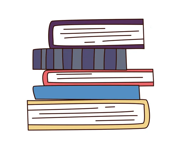 Stack of books — Stock Vector