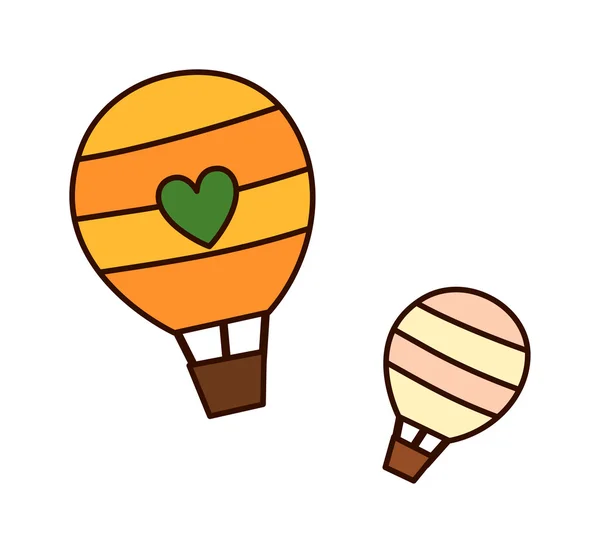 Luchtballonnen — Stockvector