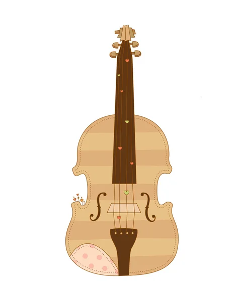 Violín. — Vector de stock