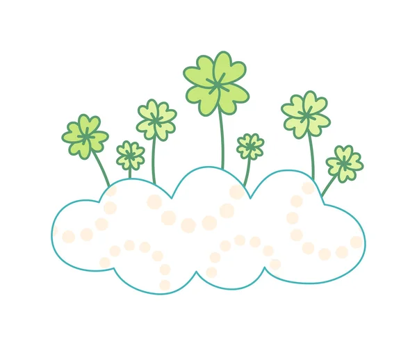 雲の花 — ストックベクタ