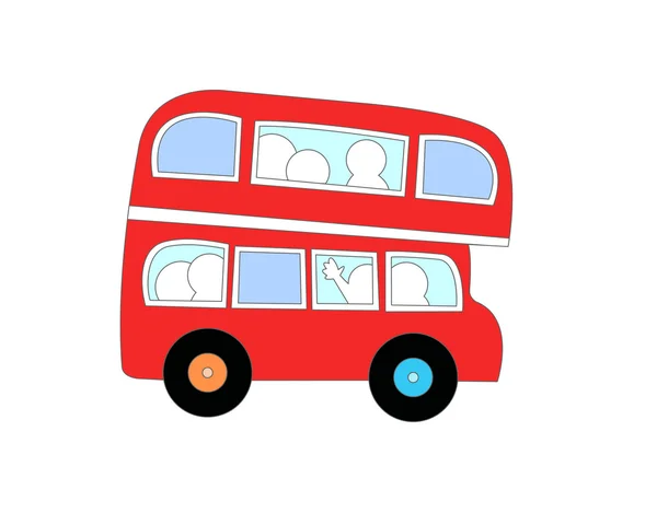 Bus britannique — Image vectorielle