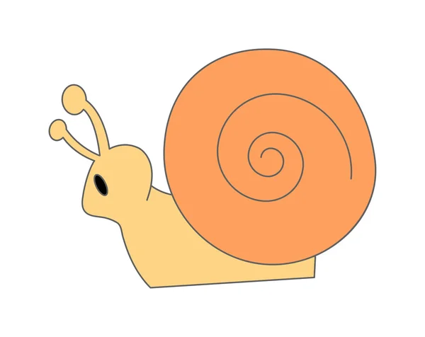 One snail — Stock Vector