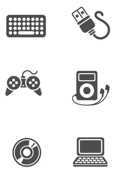 Set of technology icons — Stock Vector