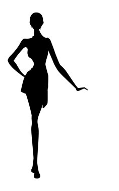 kız moda silüeti