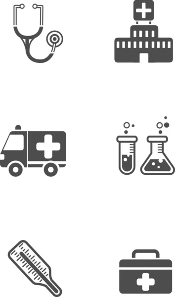 Medicine icon set — Stock Vector