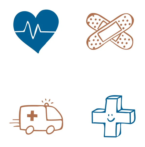 Medicine icons — Stock Vector