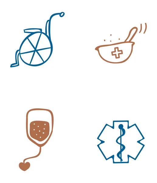 Medicine icons — Stock Vector