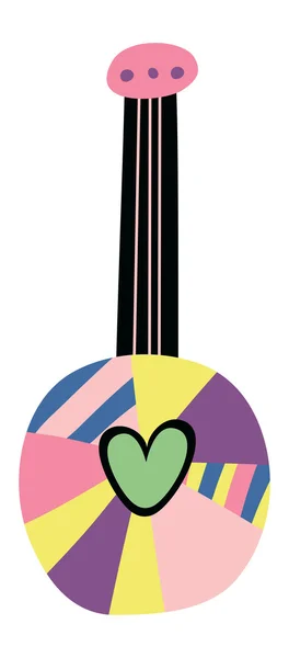 Colorful Banjo — Stock Vector