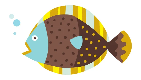 Jedna ryba — Wektor stockowy