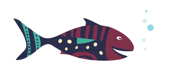 Одна рыба — стоковый вектор