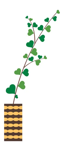 Plant in pot — Stock Vector