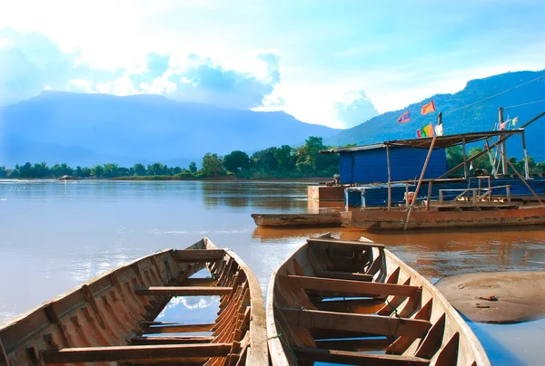 Barcos de madera — Foto de Stock