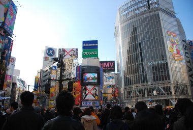 Criss-crossing shibuya Kavşağı