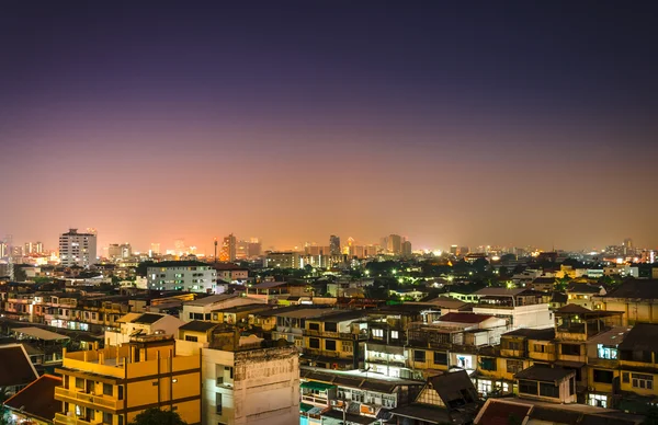 Gece Bangkok manzarası
