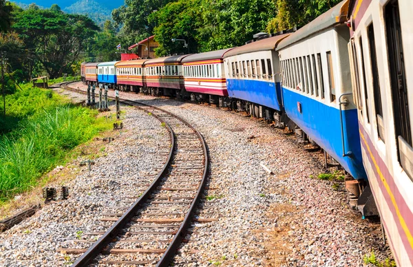 Tren bogie eğrisi demiryolu parça ile