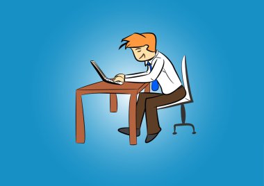 mutlu işadamı çalışma