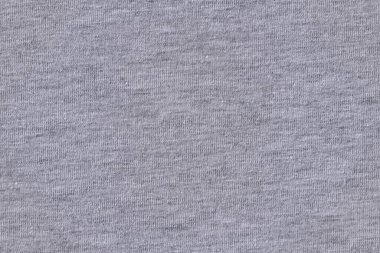 Gray cotton fabric, closeup macro detail of t shirt made into seamless tileable pattern, image width 20cm.