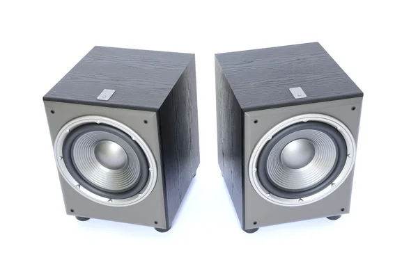 Två subwoofer — Stockfoto