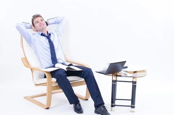 オフィスでのビジネスの男性の夢 — ストック写真