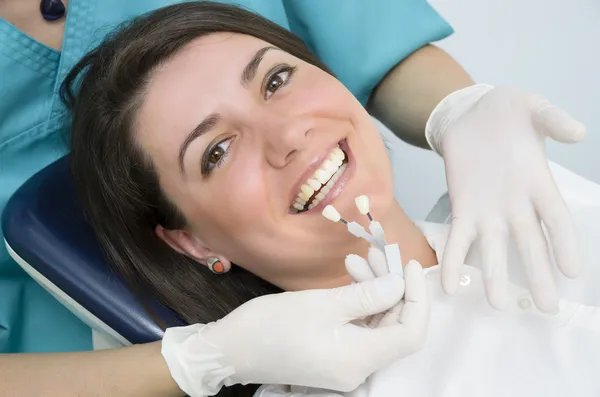 Porcelain Teeth — Stock Photo, Image