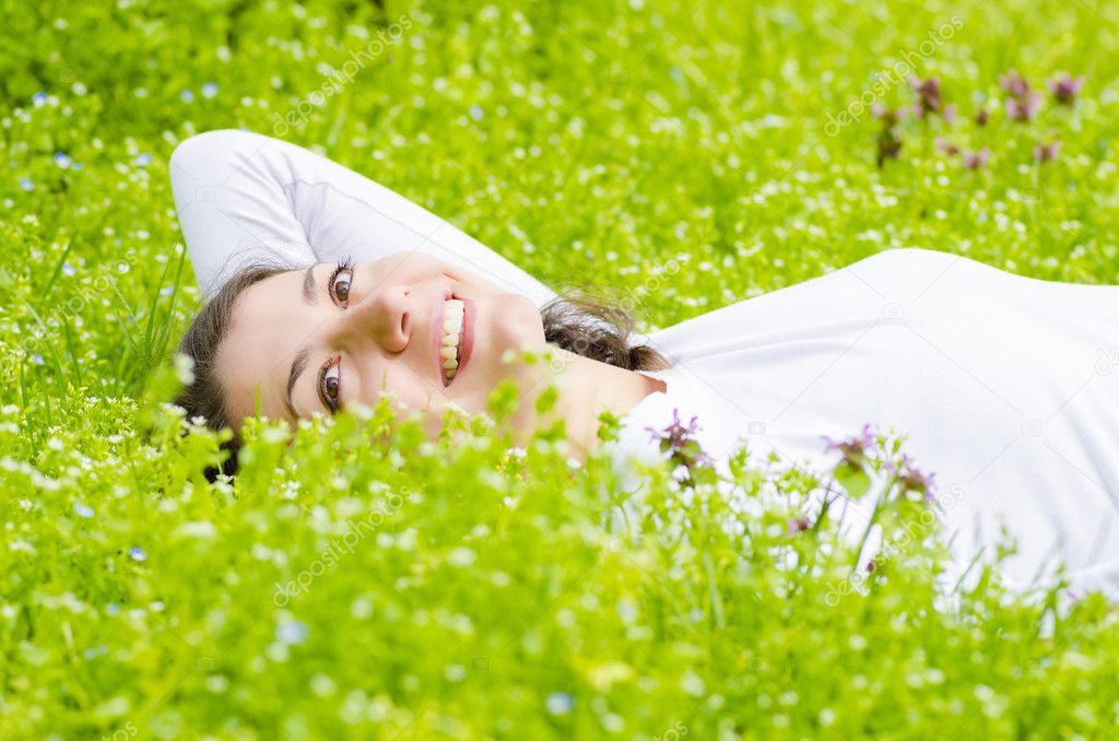 Relaxing in Grass