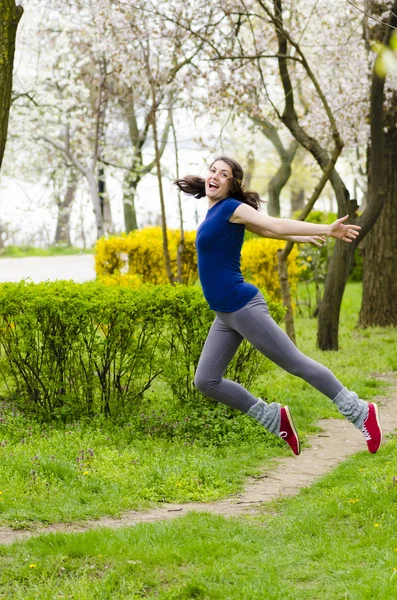 Woman Enthusiasm — Stock Photo, Image