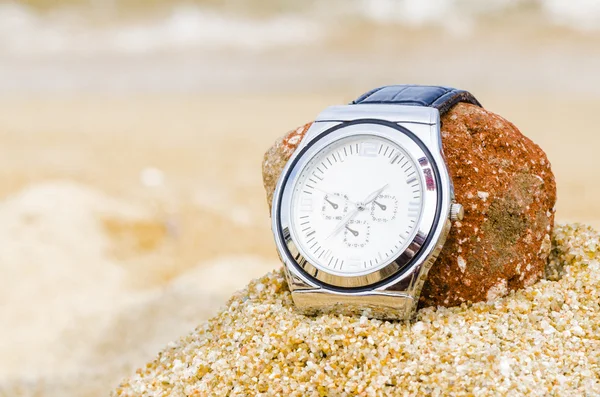 Watch in Sand — Stock Photo, Image