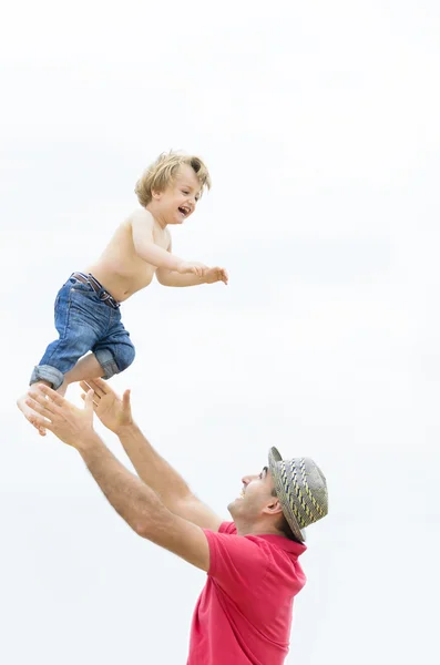 Pai e filho — Fotografia de Stock