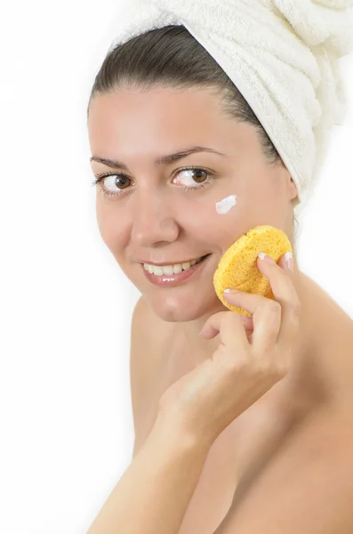 Cleaning Skin — Stock Photo, Image